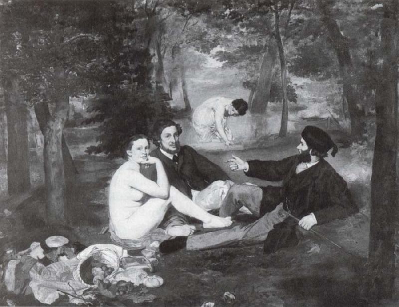 Edouard Manet Das Fruhstuch im Freien oil painting image
